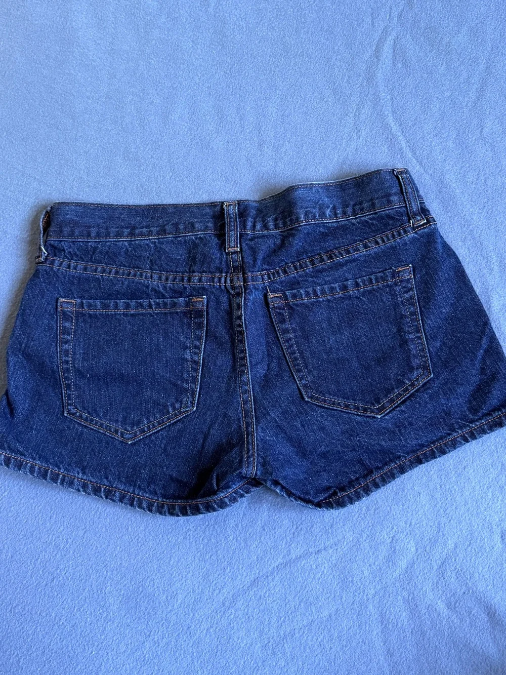 Dark Blue Denim Jean Shorts